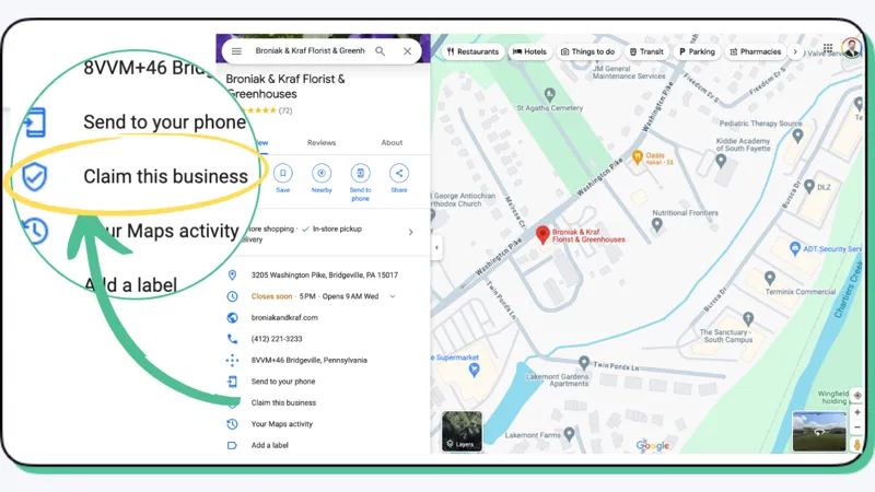Claiming a Google Business Profile