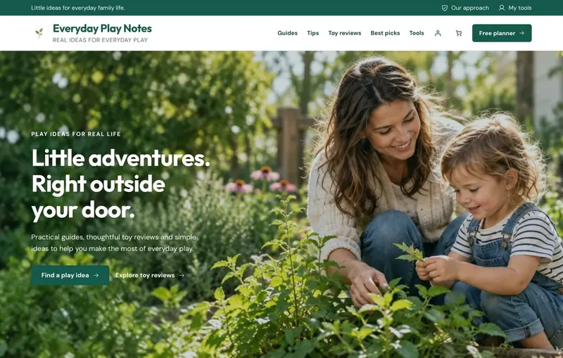 The Parenting authority site homepage