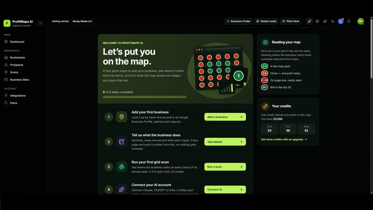 ProfitMaps AI demo video