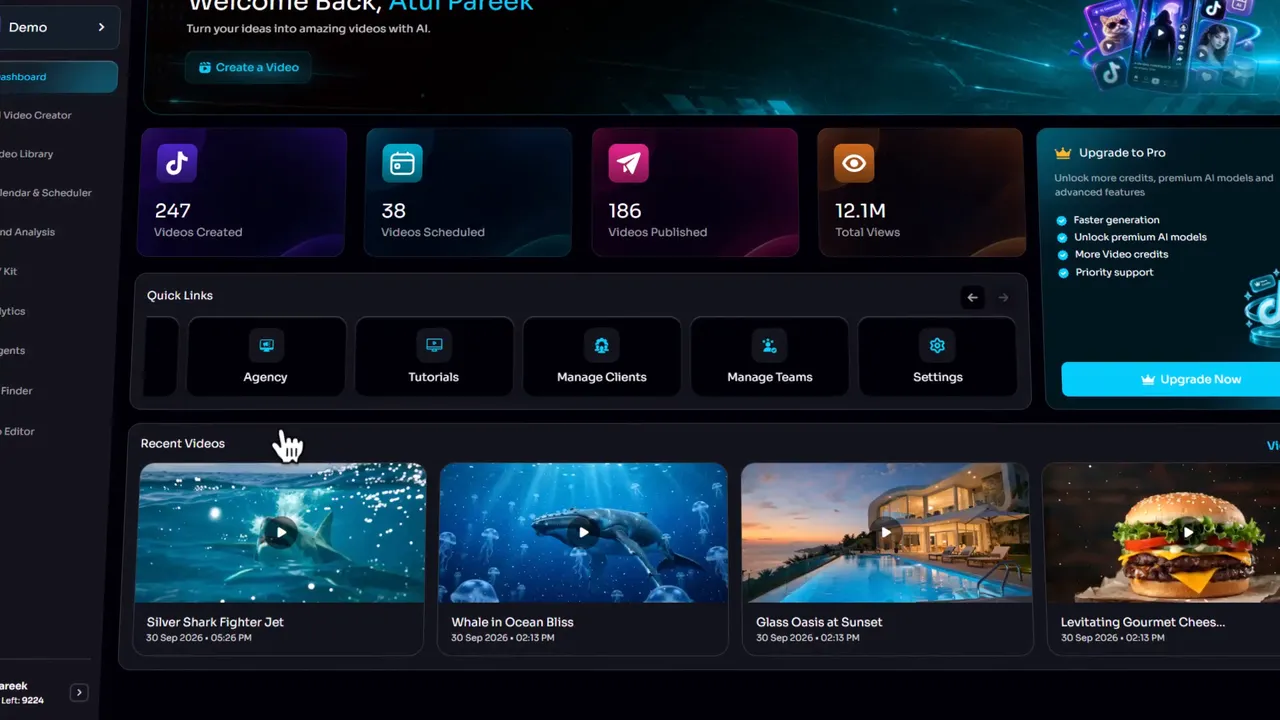TokMax AI demo video